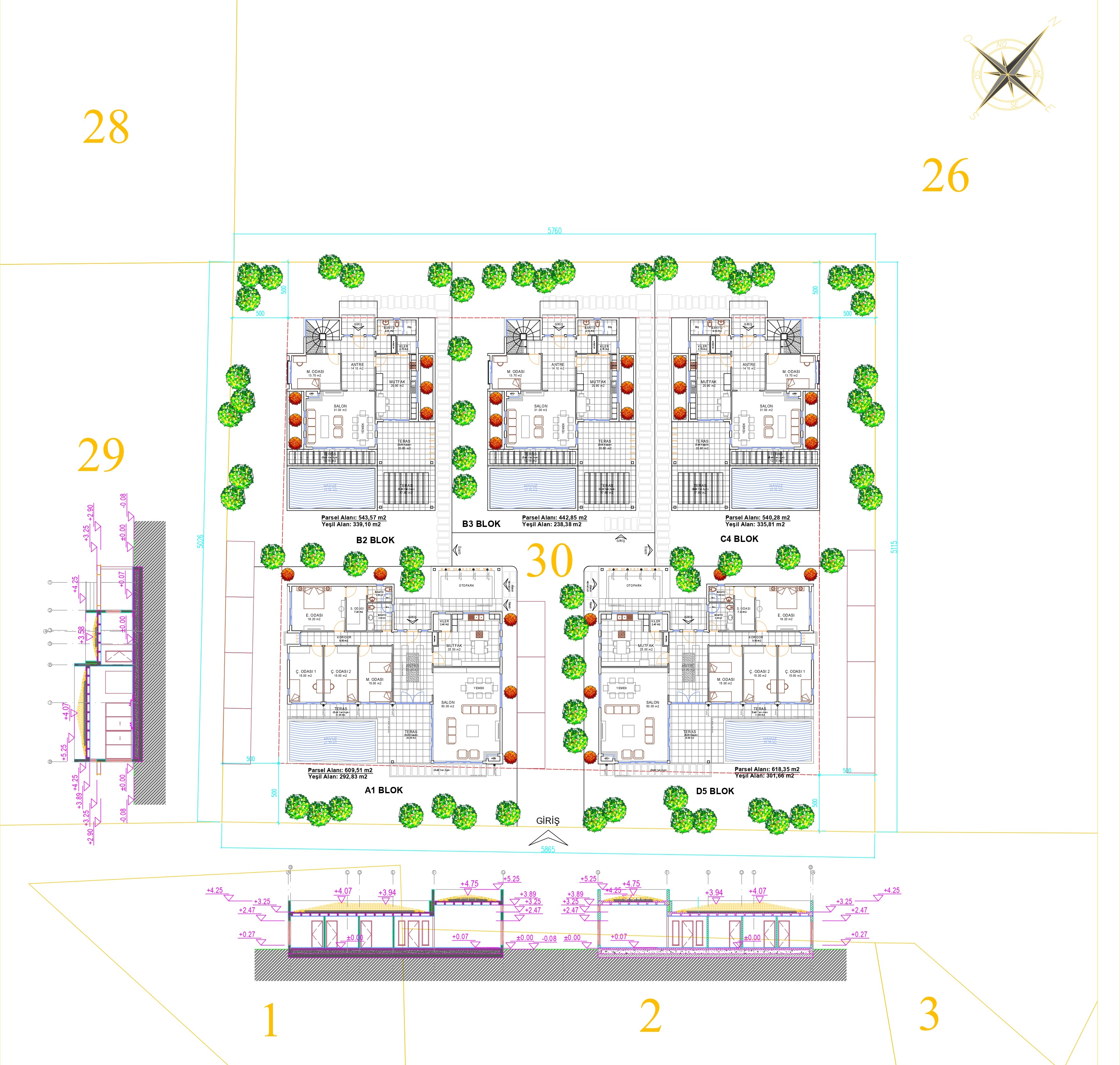Serenita 1805 Vaziyet Planı